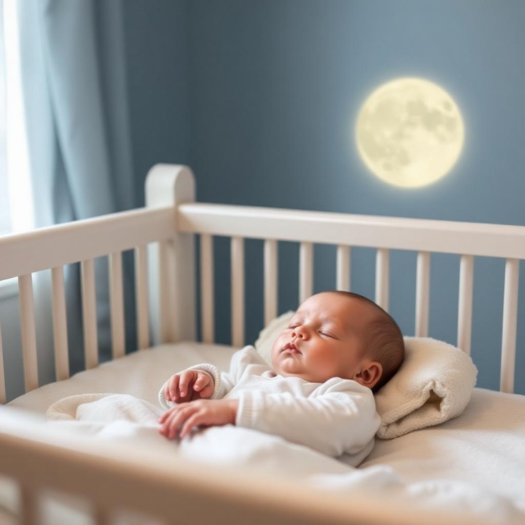 Bebé durmiendo plácidamente